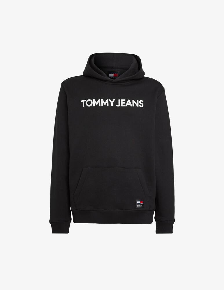 rinascente Tommy Jeans Felpa con cappuccio big logo linear