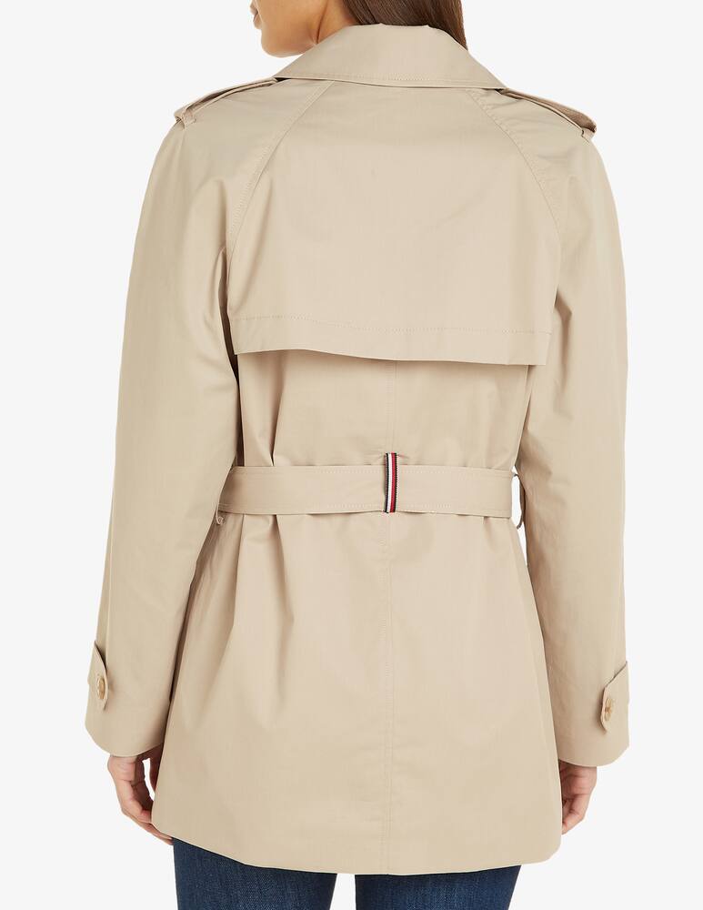 rinascente Tommy Hilfiger Trench corto in cotone