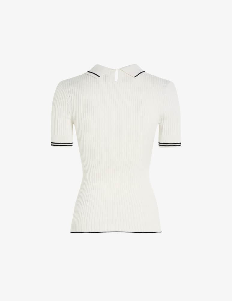 rinascente Tommy Hilfiger Ribbed short-sleeved polo shirt