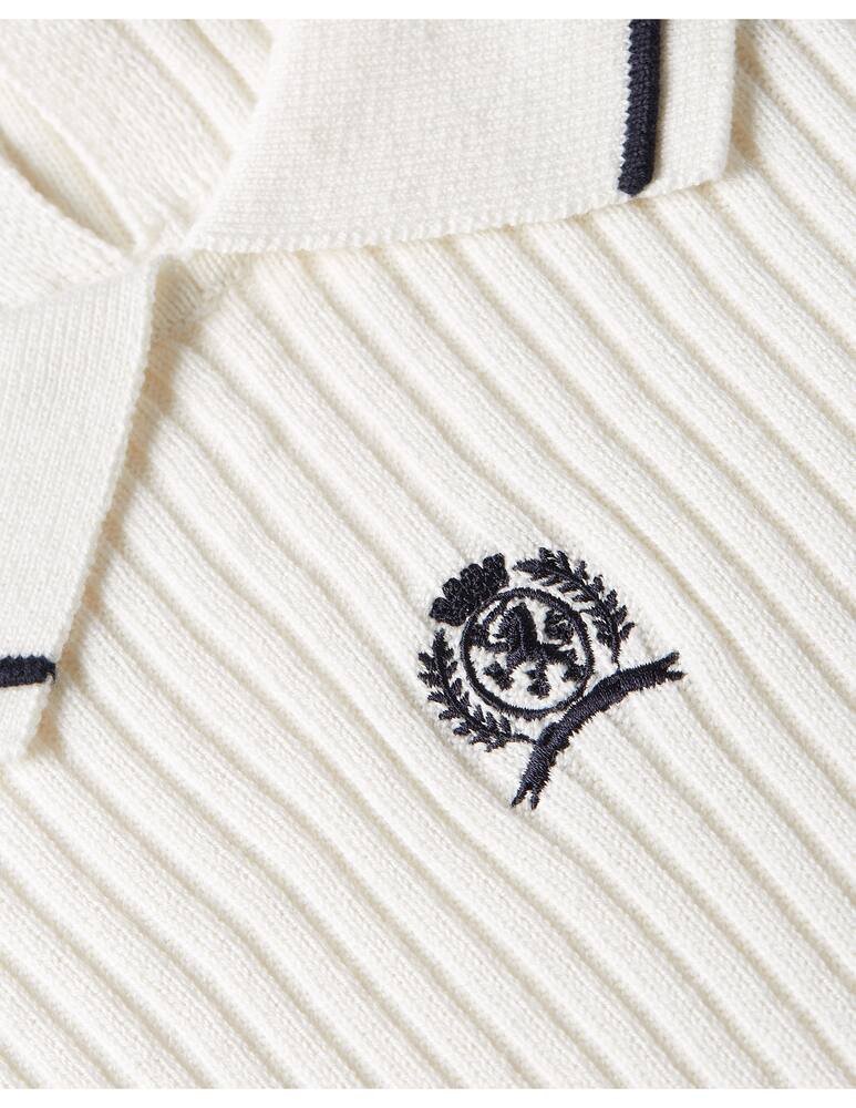 rinascente Tommy Hilfiger Ribbed short-sleeved polo shirt