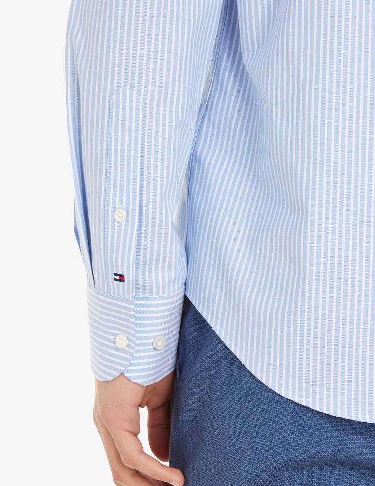 rinascente Tommy Hilfiger Flex collar oxford stripe regular fit shirt