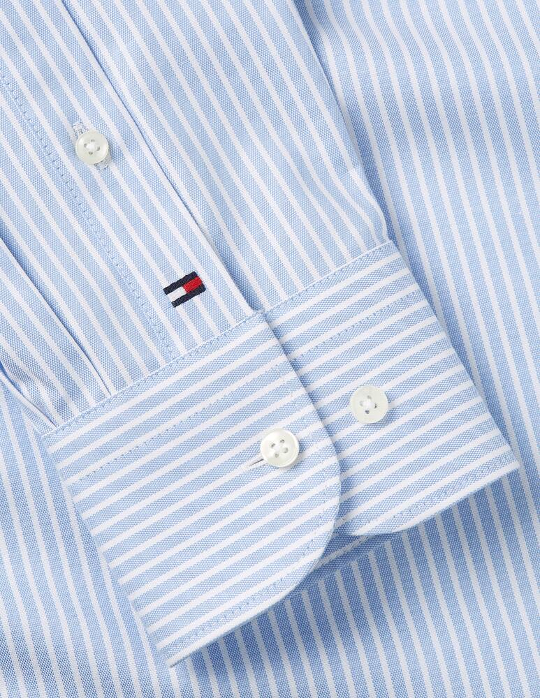 rinascente Tommy Hilfiger Flex collar oxford stripe regular fit shirt