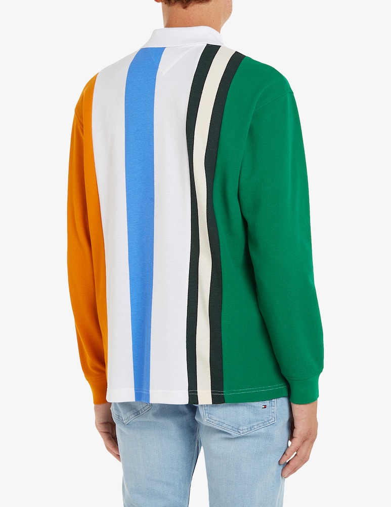 rinascente Tommy Hilfiger Polo manica lunga rugby a righe