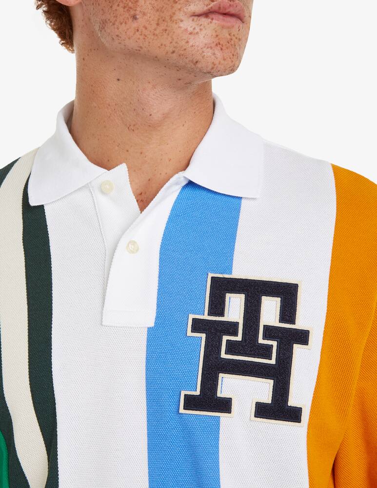 rinascente Tommy Hilfiger Polo manica lunga rugby a righe