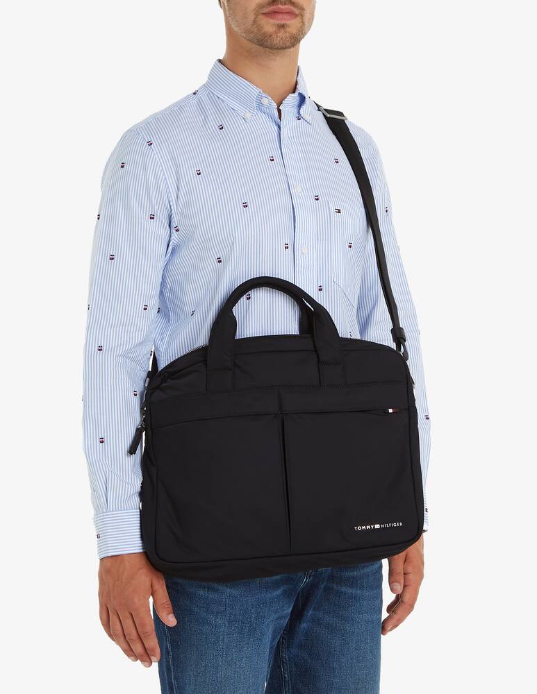 rinascente Tommy Hilfiger Signature computer bag