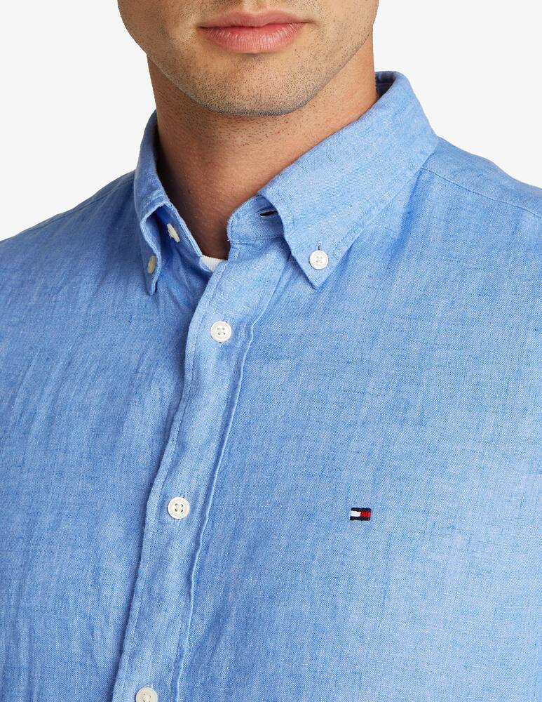 rinascente Tommy Hilfiger Camicia lino tinta unita