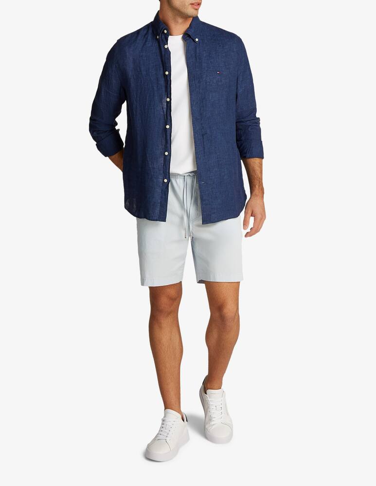 rinascente Tommy Hilfiger Camicia lino tinta unita