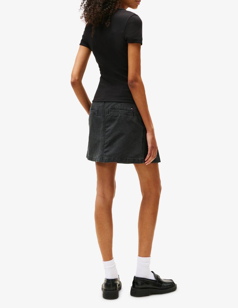 rinascente Tommy Jeans Badge rib t-shirt