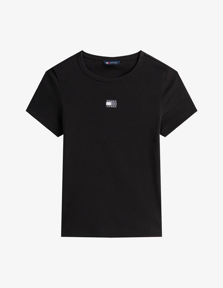 rinascente Tommy Jeans Badge rib t-shirt