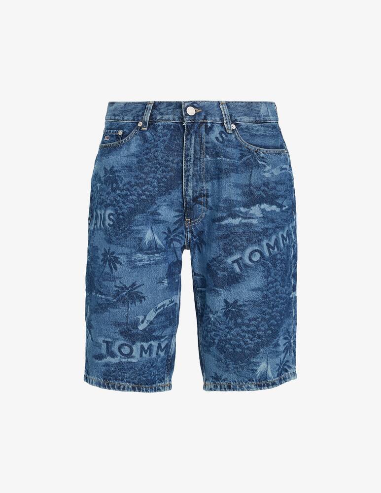 rinascente Tommy Jeans Short aiden baggy print denim