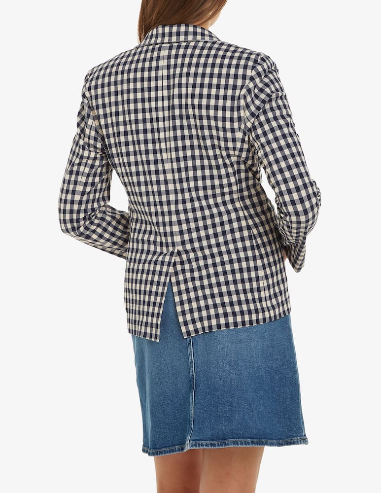 rinascente Tommy Hilfiger Gingham slim blazer