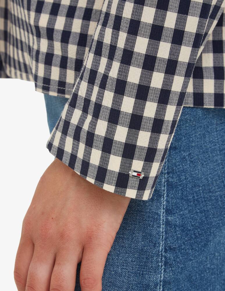 rinascente Tommy Hilfiger Gingham slim blazer