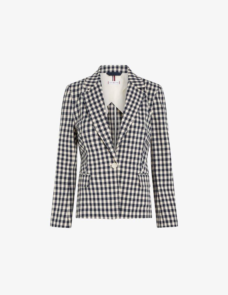 rinascente Tommy Hilfiger Gingham slim blazer