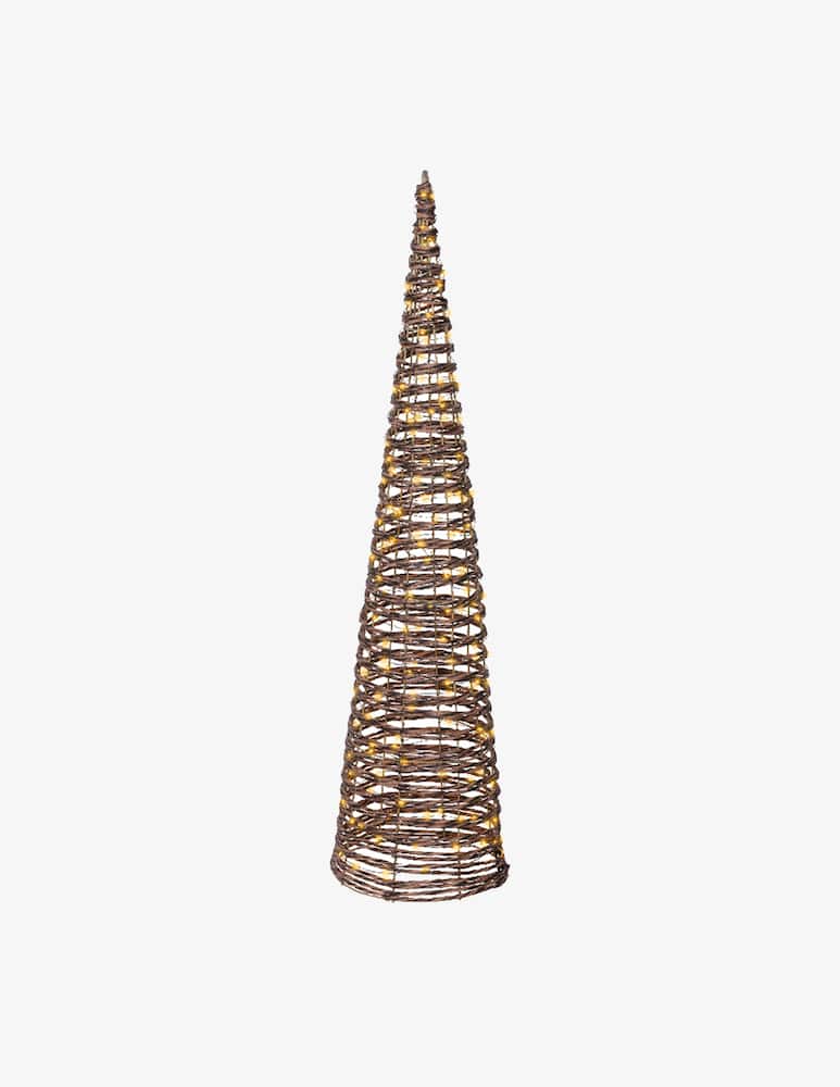 Kaemingk Albero cono outdoor micro LED h. 90cm - immagine 1 Kaemingk Albero cono outdoor micro LED h. 90cm - immagine 1