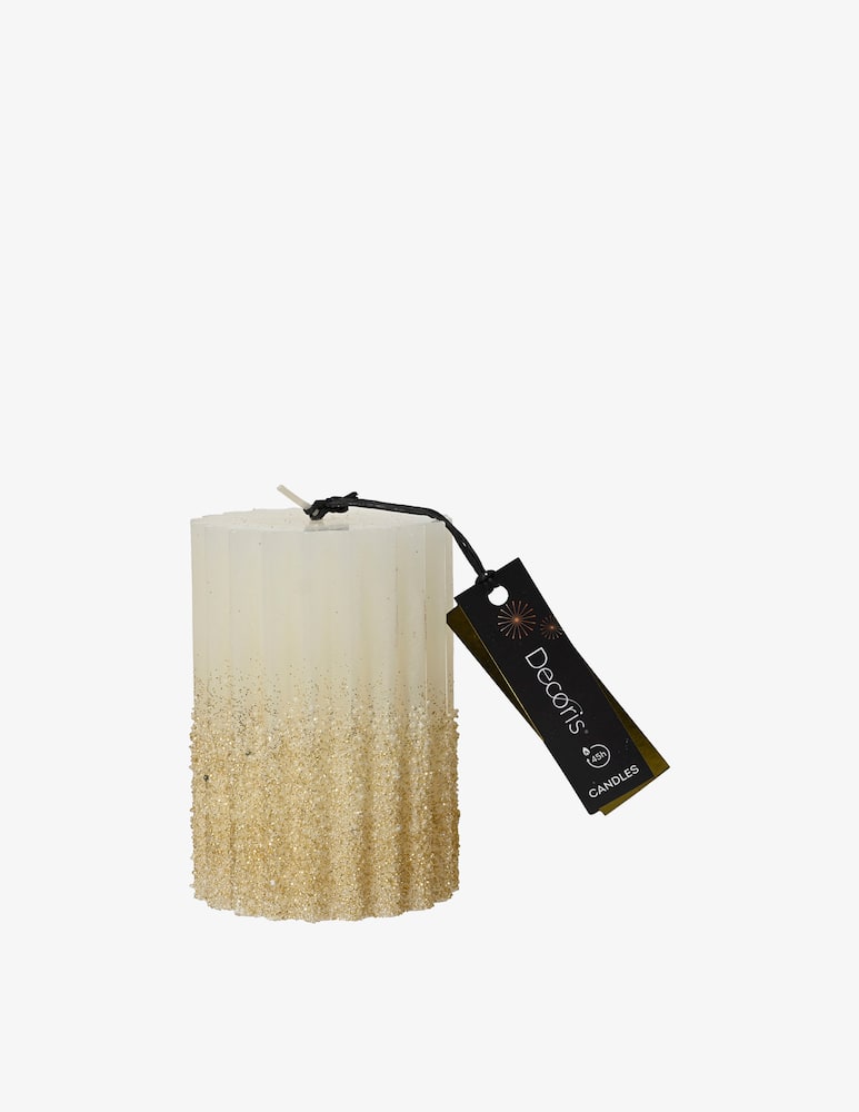 Kaemingk Candela pillar glitter - immagine 1 Kaemingk Candela pillar glitter - immagine 1