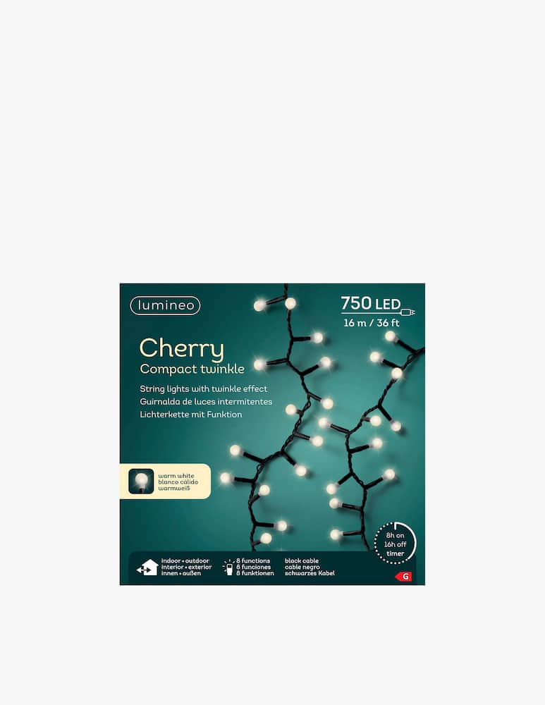 Kaemingk Luci LED cherry uso esterno 8 funzioni - immagine 1 Kaemingk Luci LED cherry uso esterno 8 funzioni - immagine 1