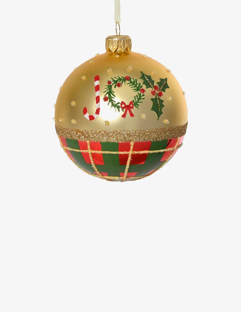 rinascente Kaemingk Pallina Con Decori E Scacchi 8Cm