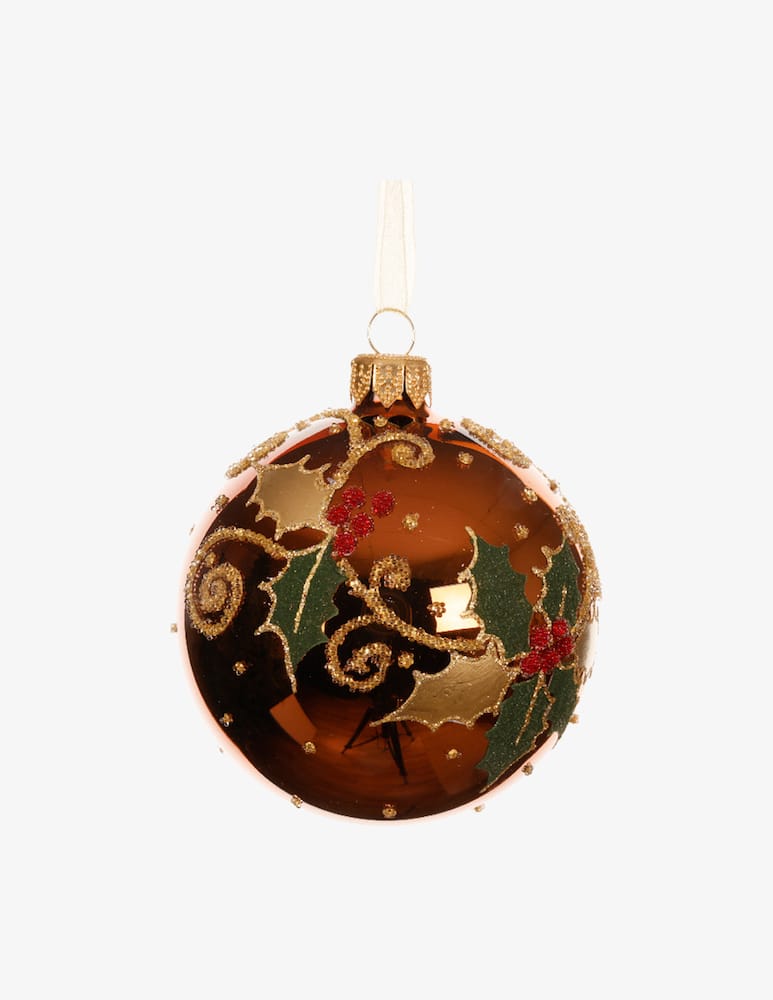 rinascente Kaemingk Pallina Shiny Espresso 8cm