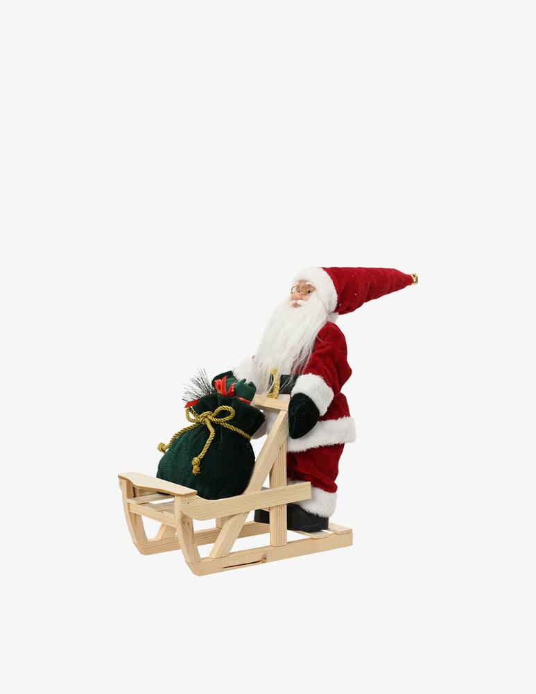 rinascente Kaemingk Babbo Natale Con Slitta E Sacco Regali