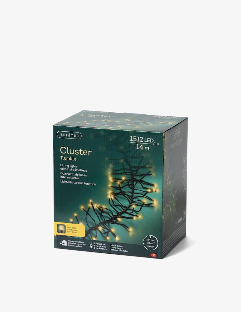 Kaemingk Luci LED cluster uso esterno 8 funzioni - immagine 1 Kaemingk Luci LED cluster uso esterno 8 funzioni - immagine 1