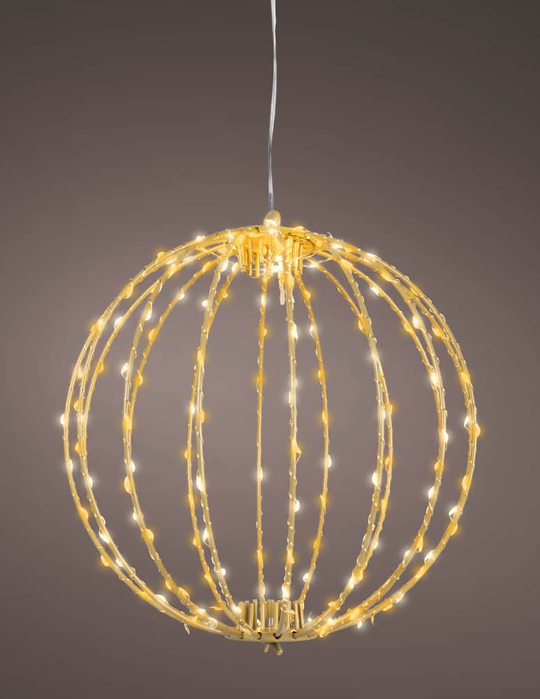 Kaemingk Sfera micro LED uso esterno eff. flash - immagine 2 Kaemingk Sfera micro LED uso esterno eff. flash - immagine 2