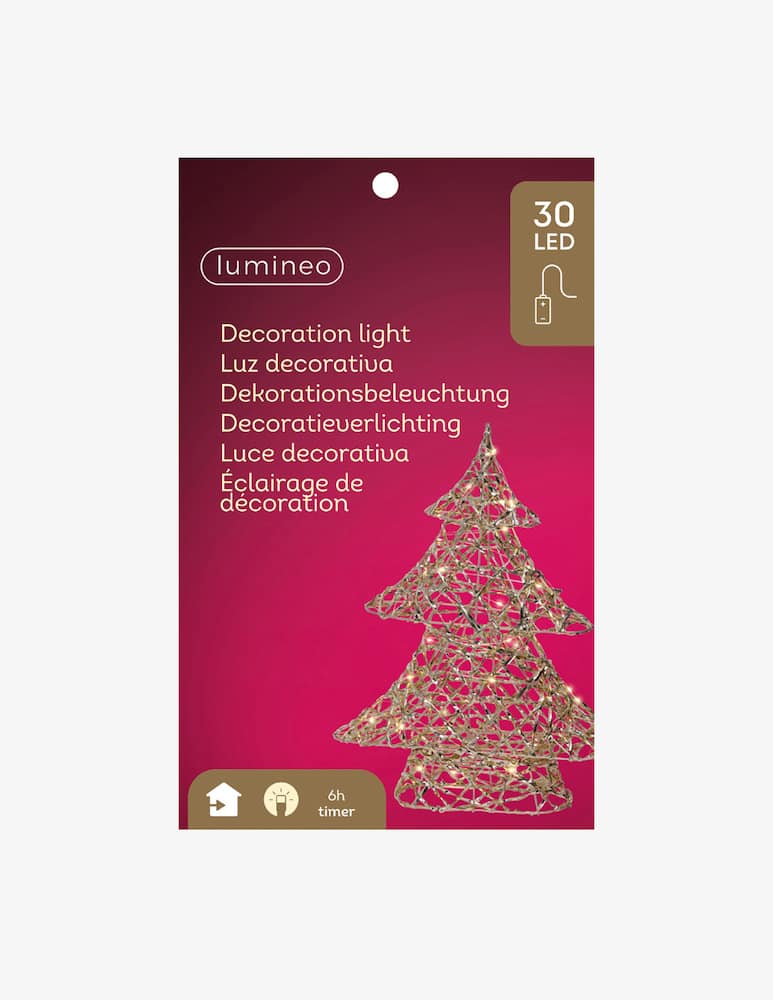 Kaemingk Albero metallo micro LED indoor - immagine 3 Kaemingk Albero metallo micro LED indoor - immagine 3