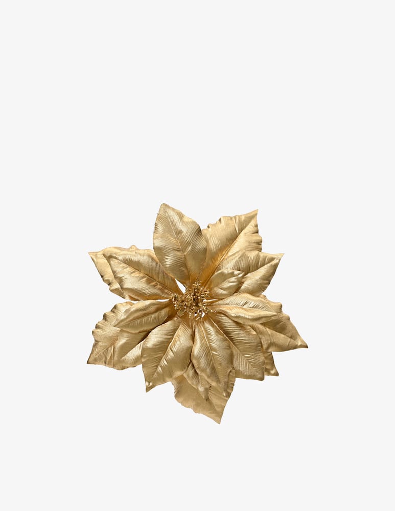 rinascente Kaemingk Poinsettia Glitter 24cm