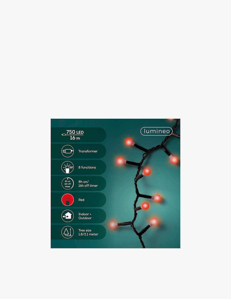Kaemingk Luci LED cherry uso esterno 8 funzioni - immagine 5