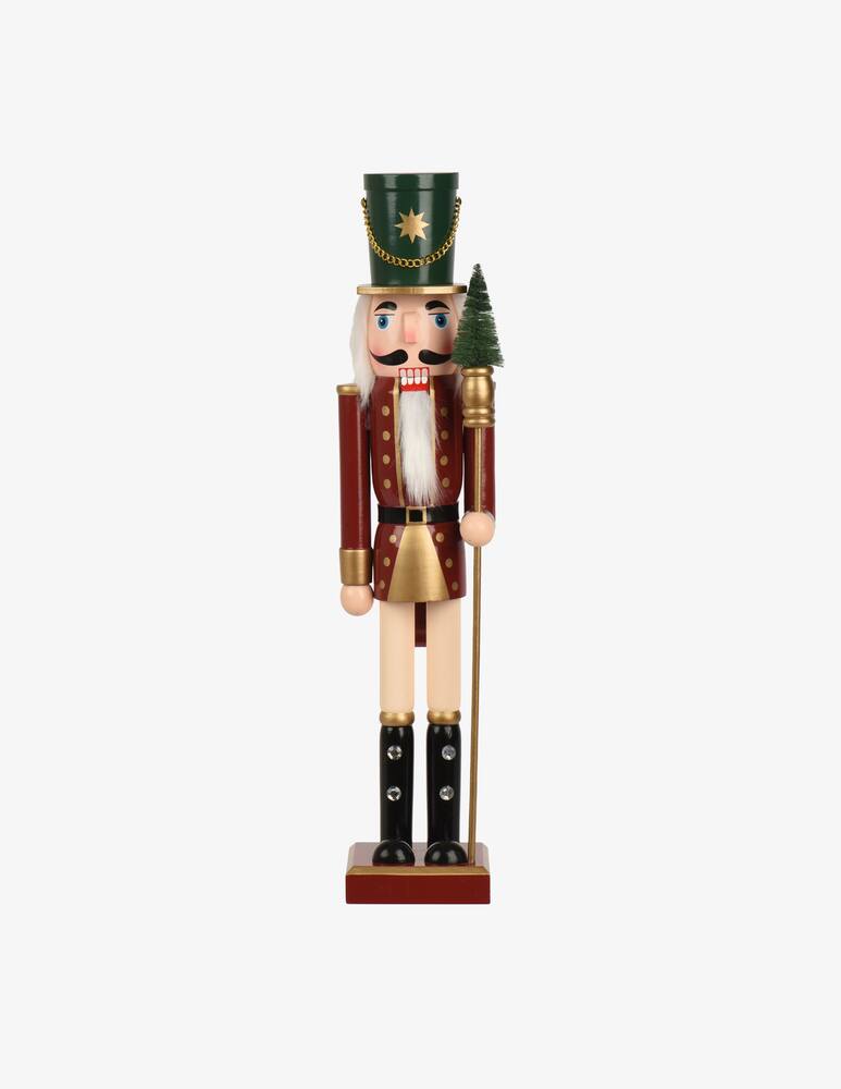Kaemingk Wooden Nutcracker with Snowman - picture 1 Kaemingk Wooden Nutcracker with Snowman - picture 1