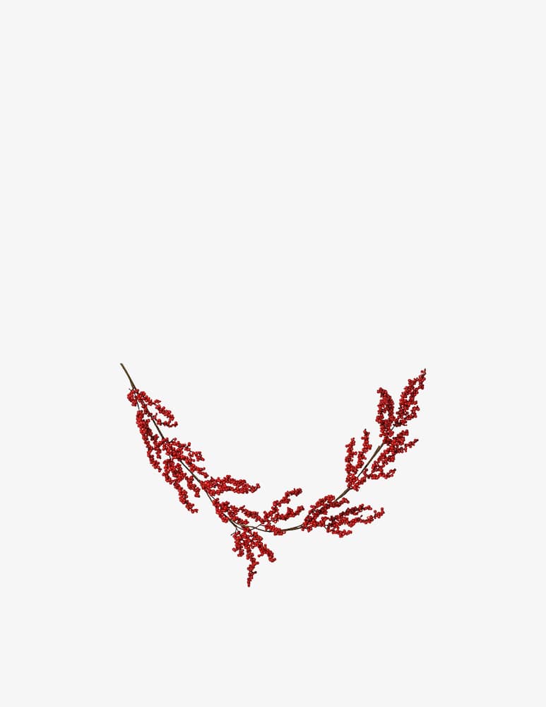 Kaemingk Ramo bacche rosse glitter - immagine 1 Kaemingk Ramo bacche rosse glitter - immagine 1