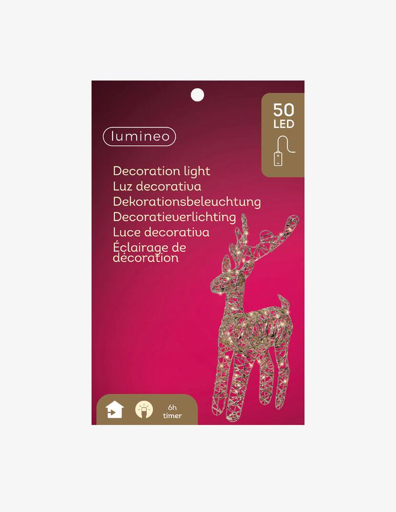 rinascente Kaemingk Indoor Micro Led Reindeer