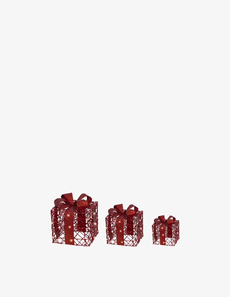 Kaemingk Set 3 giftbox LED fisso indoor - immagine 1 Kaemingk Set 3 giftbox LED fisso indoor - immagine 1