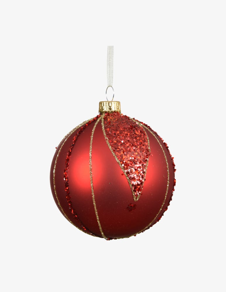 rinascente Kaemingk Matt Glitter Ball 8Cm