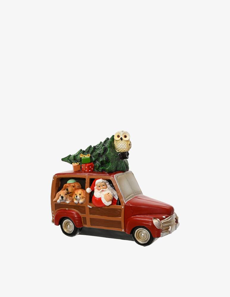 rinascente Kaemingk Babbo Natale Con Macchina