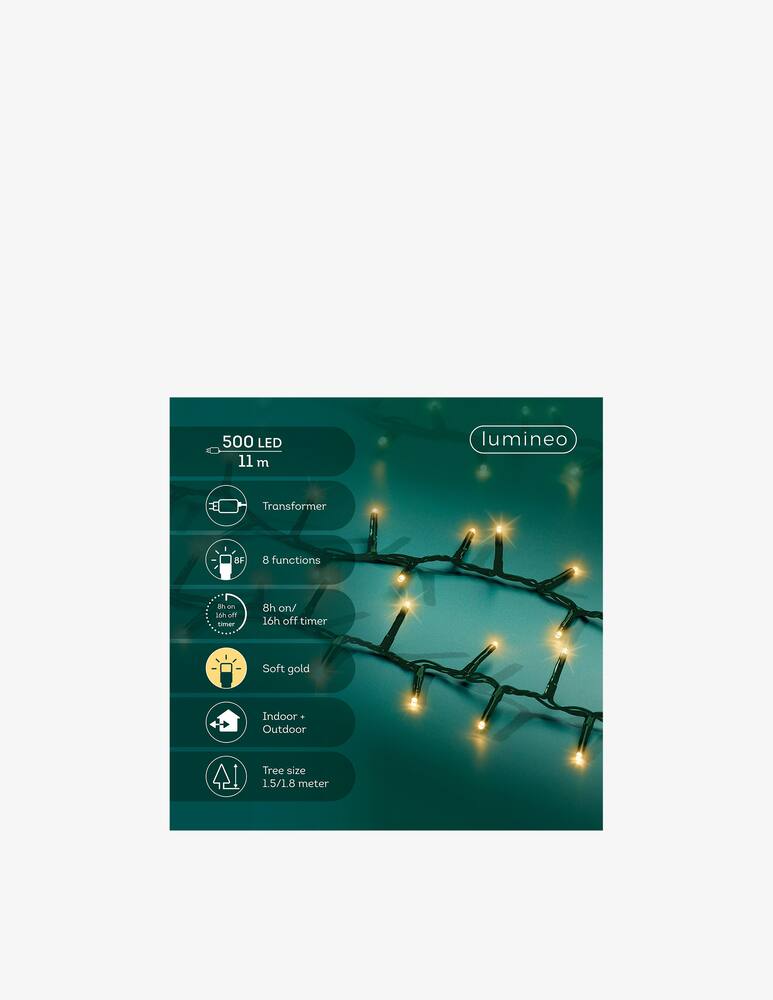 Kaemingk Lumineo LED compact 8 funzioni effetto twinkle 1100cm - immagine 6 Kaemingk Lumineo LED compact 8 funzioni effetto twinkle 1100cm - immagine 6