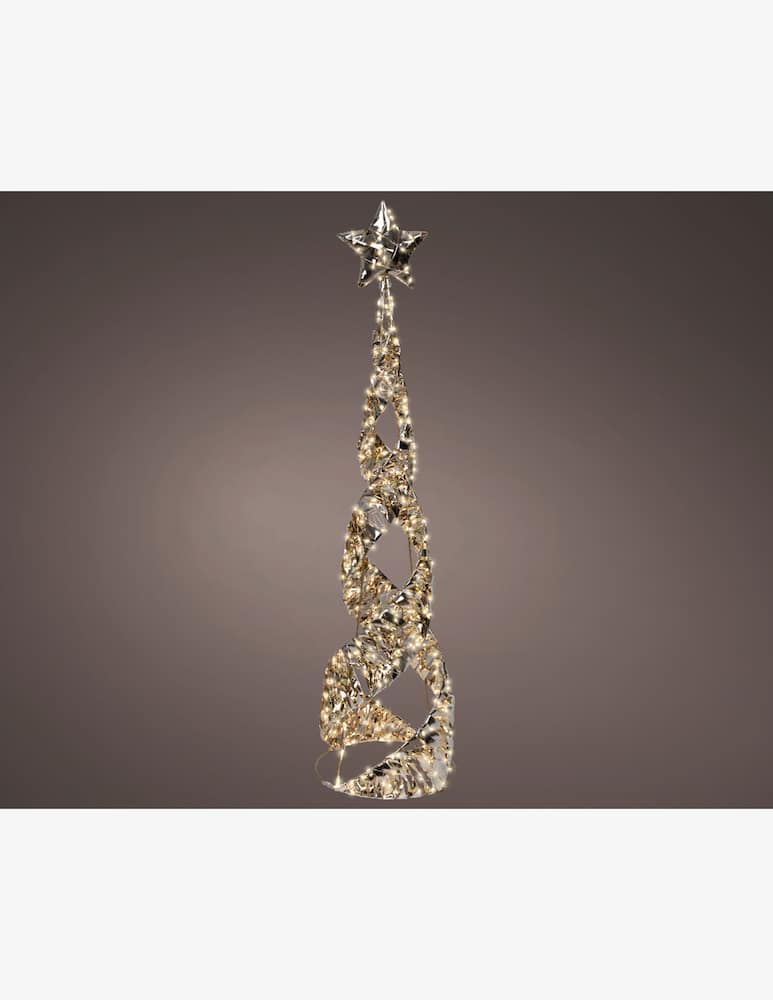 Kaemingk Albero cono outdoor micro LED h. 100cm - immagine 2 Kaemingk Albero cono outdoor micro LED h. 100cm - immagine 2