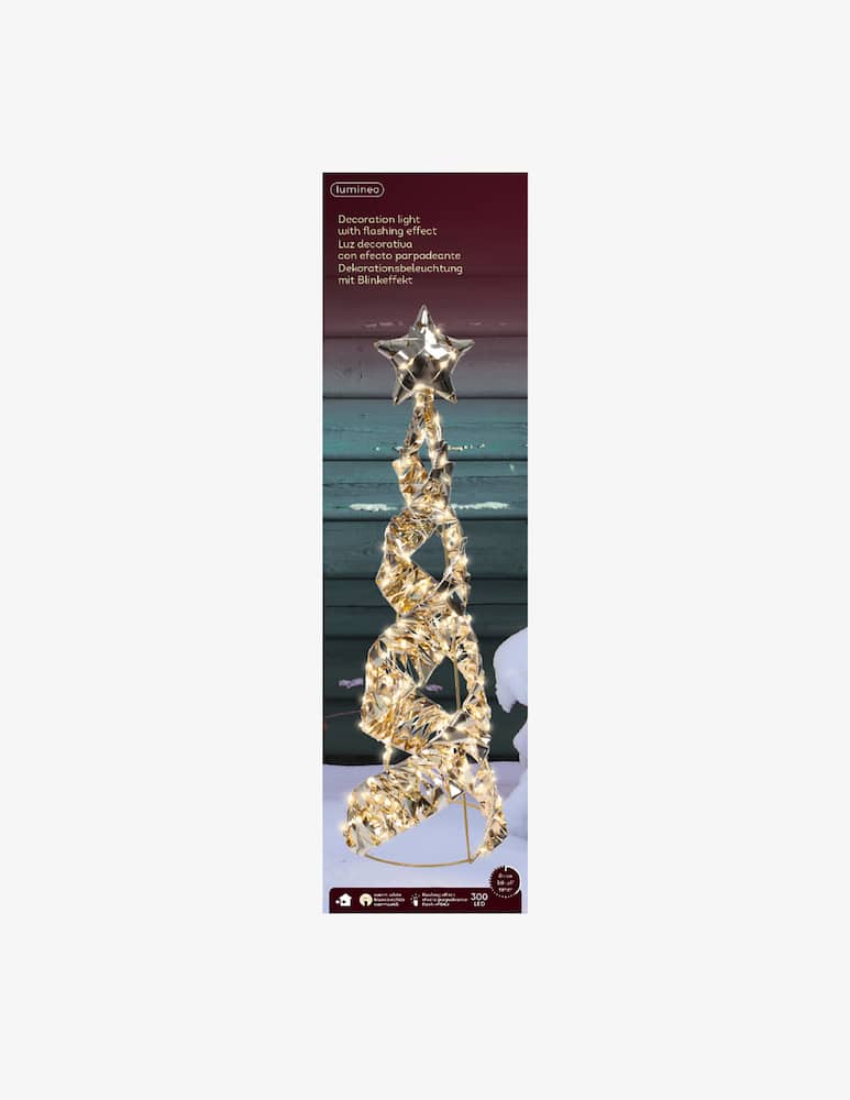 Kaemingk Albero cono micro LED flash outdoor - immagine 3 Kaemingk Albero cono micro LED flash outdoor - immagine 3