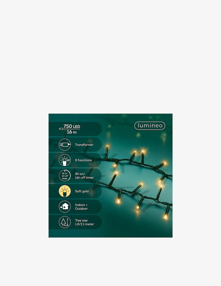Kaemingk Lumineo LED compact 8 funzioni effetto twinkle outdoor 1600cm - immagine 8 Kaemingk Lumineo LED compact 8 funzioni effetto twinkle outdoor 1600cm - immagine 8