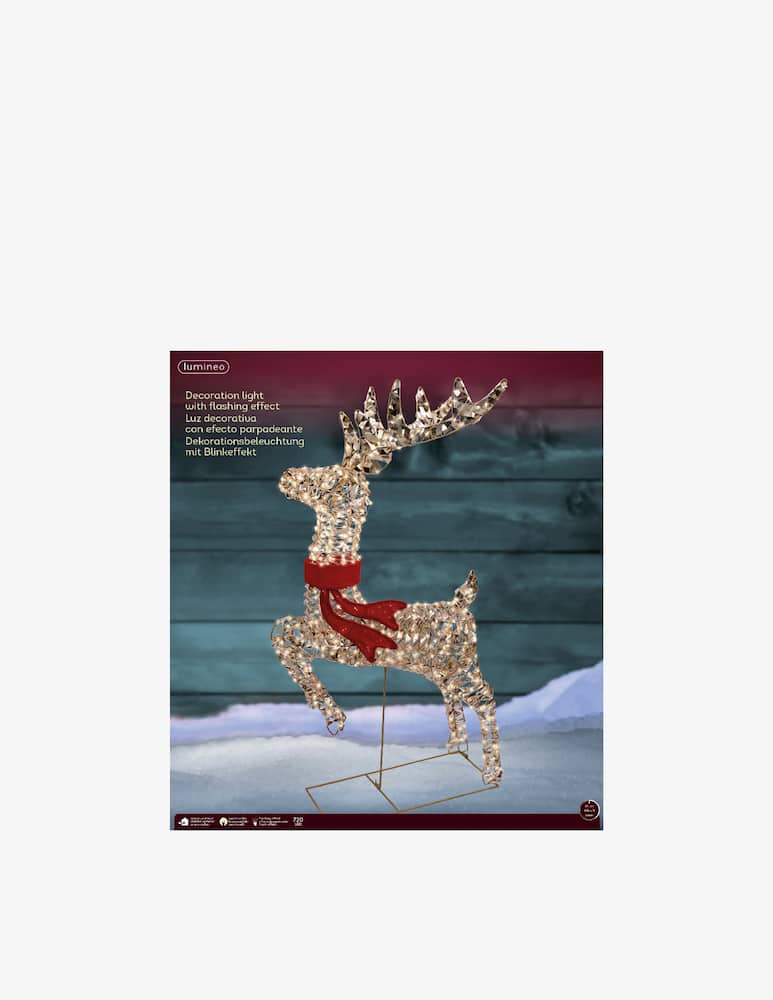 rinascente Kaemingk Outdoor Reindeer Micro Led