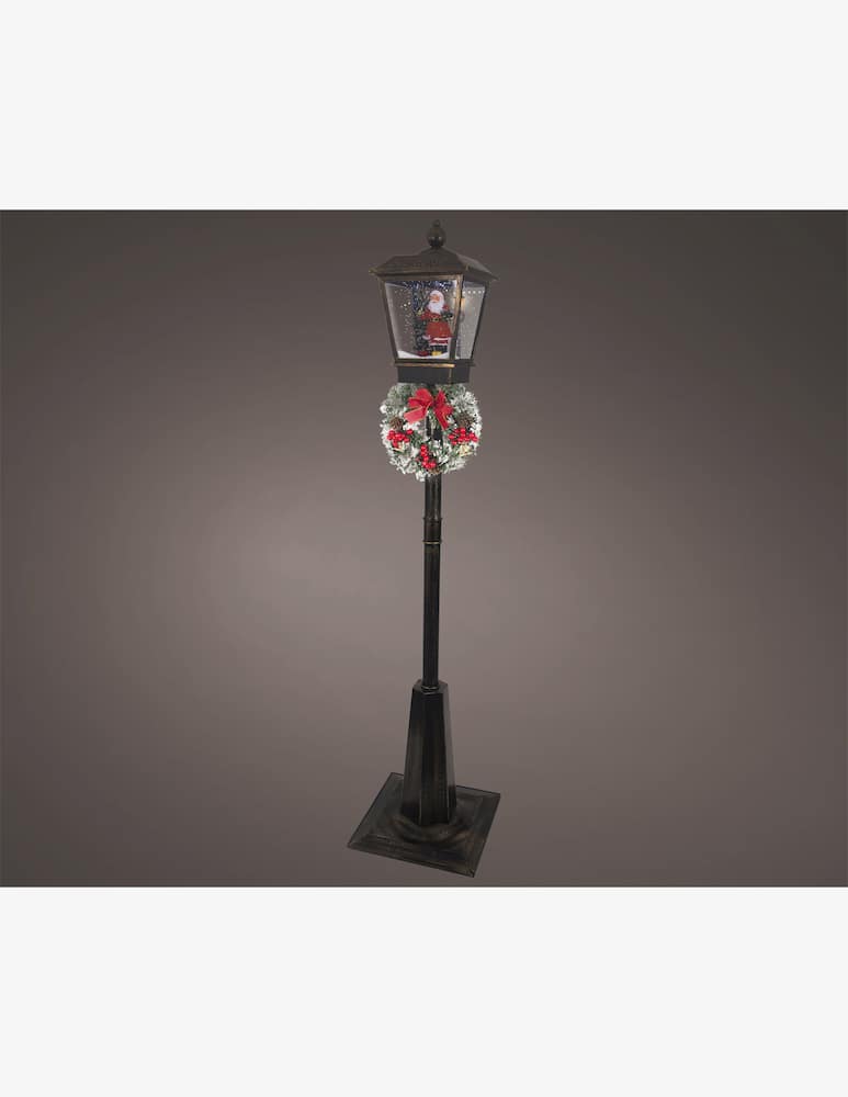Kaemingk Lanterna con Babbo Natale e ghirlanda LED h. 180 cm - immagine 2 Kaemingk Lanterna con Babbo Natale e ghirlanda LED h. 180 cm - immagine 2