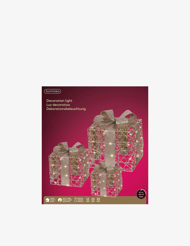 Kaemingk Giftbox micro LED fisso indoor - immagine 3 Kaemingk Giftbox micro LED fisso indoor - immagine 3