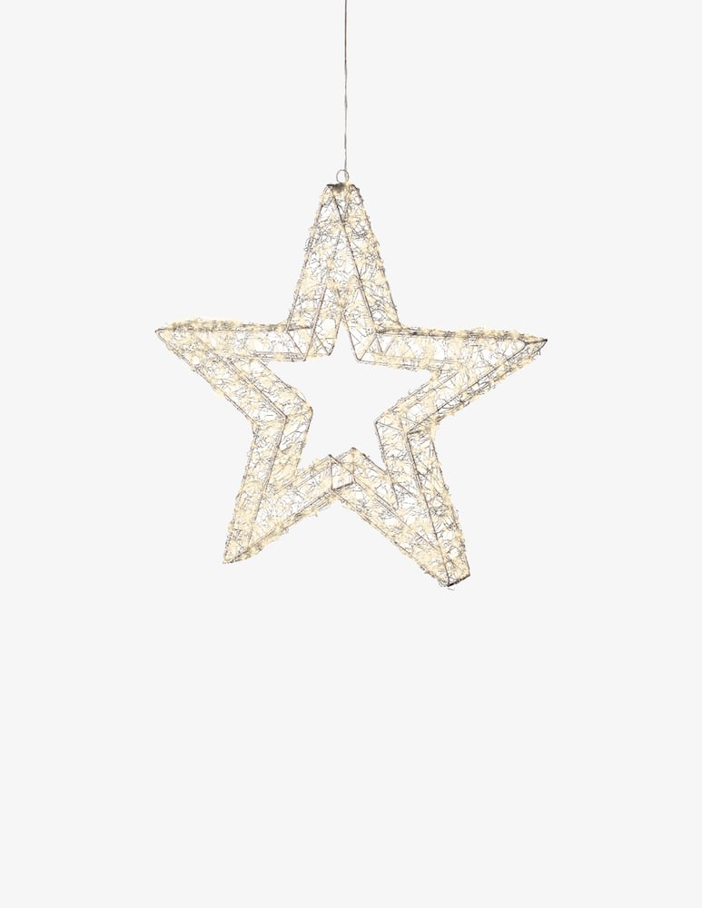 rinascente Kaemingk Outdoor Micro Led Star Silver/Warm White