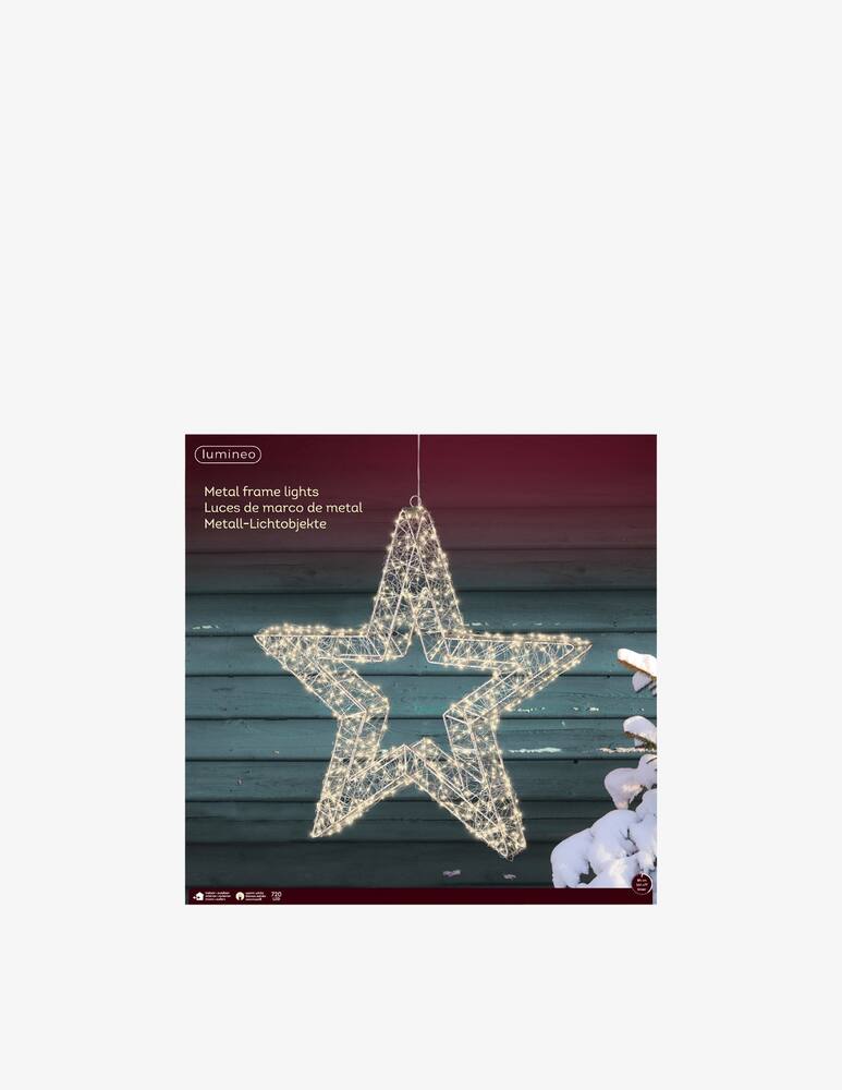 rinascente Kaemingk Outdoor Micro Led Star Silver/Warm White