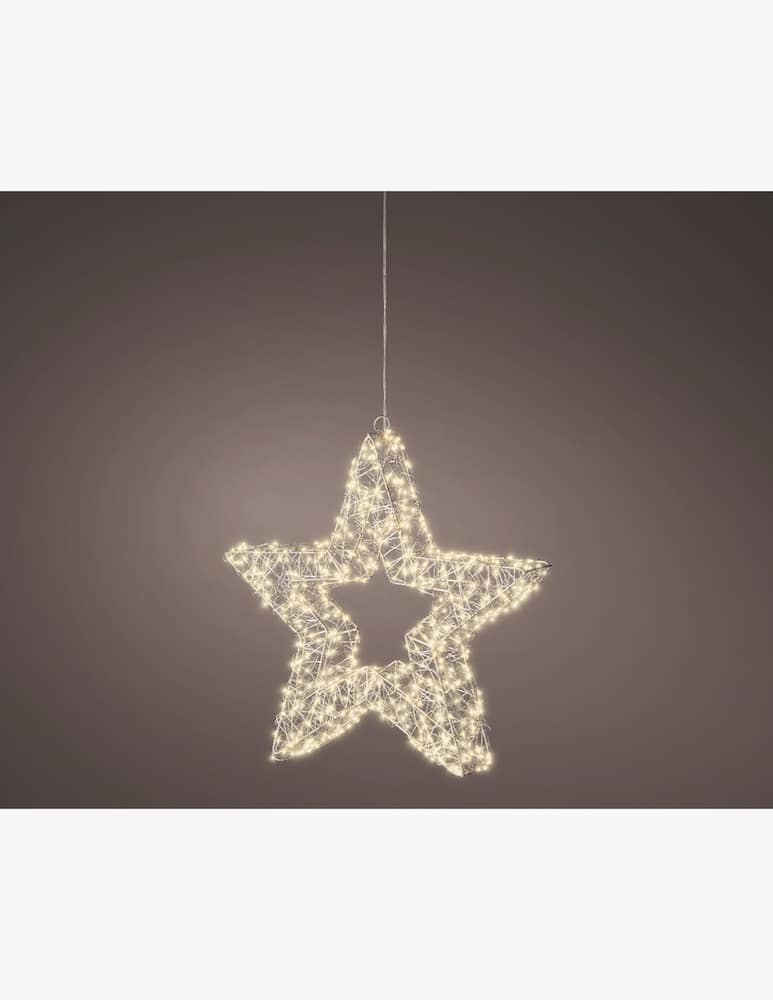 Kaemingk Outdoor Micro Led Star Silver/Warm White - picture 2 Kaemingk Outdoor Micro Led Star Silver/Warm White - picture 2
