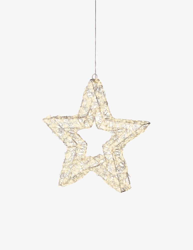 Kaemingk Outdoor Micro Led Star Silver/Warm White - picture 1 Kaemingk Outdoor Micro Led Star Silver/Warm White - picture 1