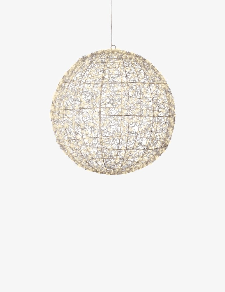 rinascente Kaemingk Ball Outdoor Micro Led Silver/Warm White D. 58cm