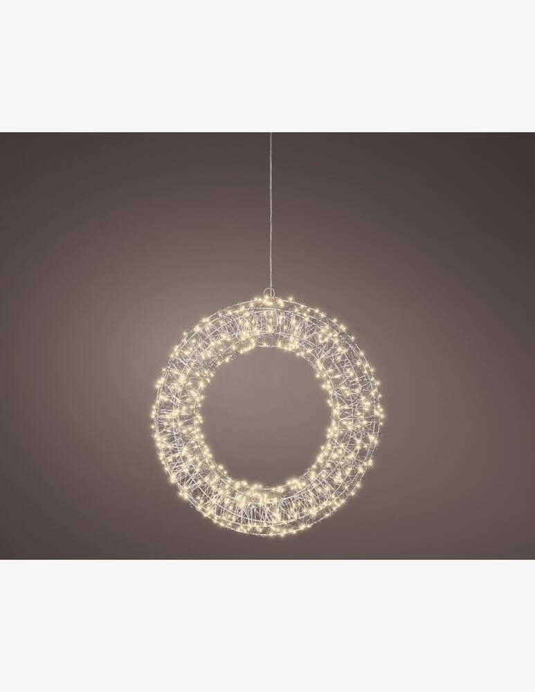 rinascente Kaemingk Outdoor Micro Led Circle Silver/Warm White