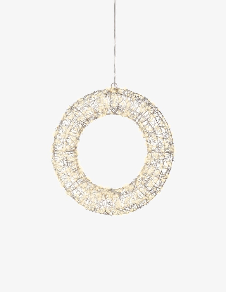 rinascente Kaemingk Outdoor Micro Led Circle Silver/Warm White