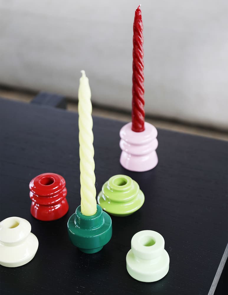 rinascente &klevering Candle bravo greens set of 3