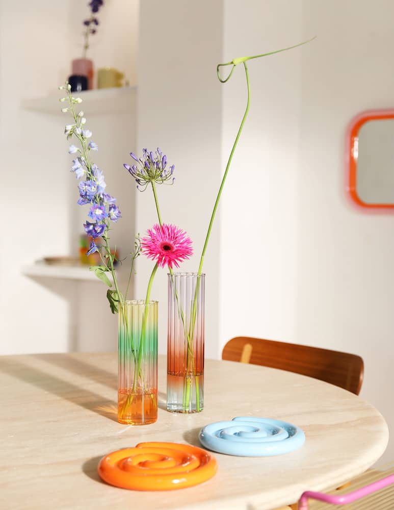 &klevering Gradient Evening Wide Vase - picture 2 &klevering Gradient Evening Wide Vase - picture 2